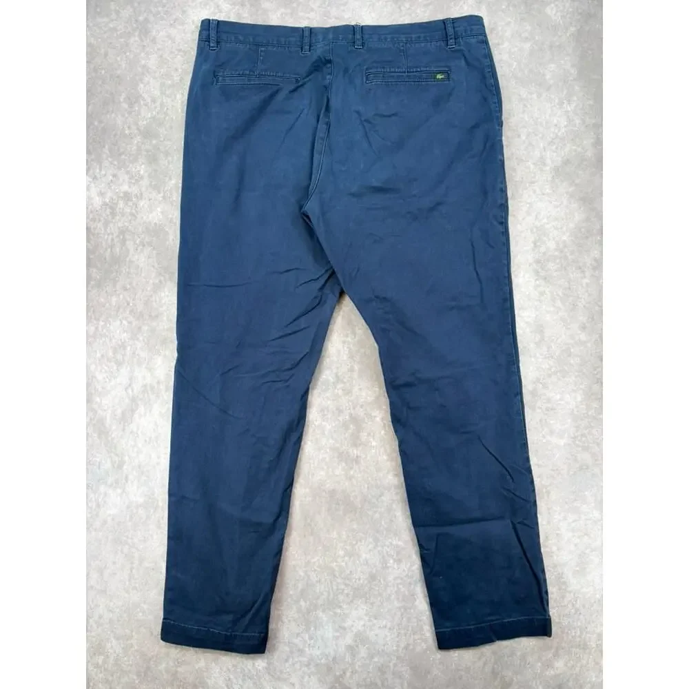Lacoste Regular Fit Navy Chino Pants Men’s 38x32